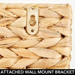 Hyacinth Wall Mount Basket Set 2 Hyacinth Wall Mount Basket Set -mDesign 2000 Square JPG 18379MDHS.PT01