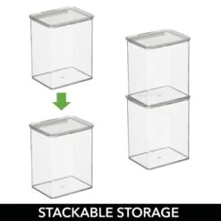 Airtight Stackable Bin Set 5 Airtight Stackable Bin Set -mDesign 2000 Square JPG 18654MDK detail2