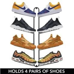 Wall Mounted Shoe Rack 4 Wall Mounted Shoe Rack -mDesign 2000 Square JPG 19034MDCO.PT02b