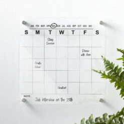 Wall Mount Monthly Calendar With Marker 2 Wall Mount Monthly Calendar With Marker -mDesign 2000 Square JPG 19218MDHS Environment