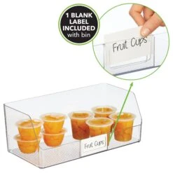 Open Front Bin With Label Holder 7.75 X 15 X 6 -mDesign 2000 Square JPG 19227MDK detail2