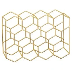 11-Bottle Honeycomb Wine Rack 3 11-Bottle Honeycomb Wine Rack -mDesign 2000 Square JPG 19337MDK 20OLa