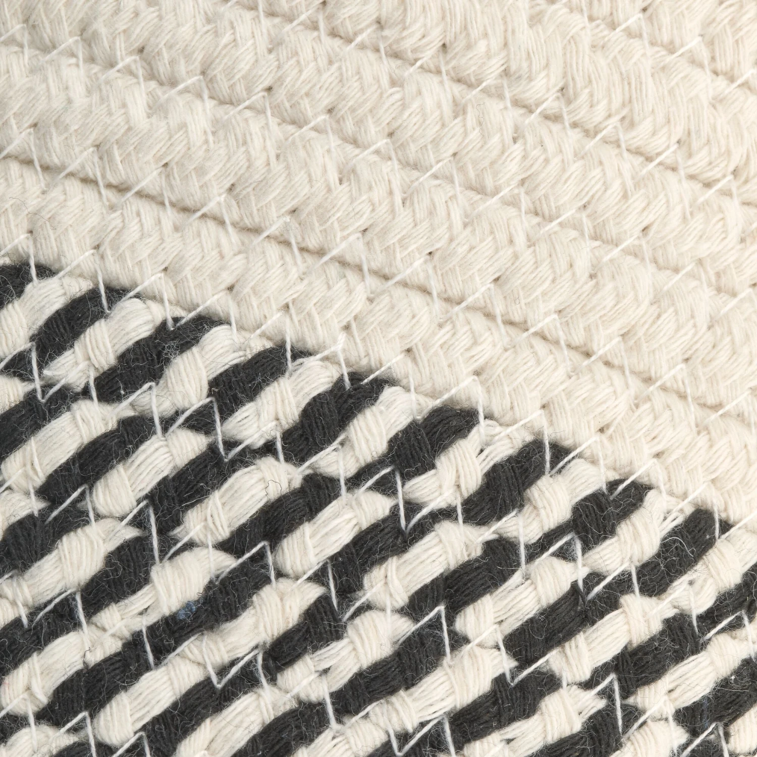 Woven Cotton Rope Nesting Basket Set with Tie Handles Woven Cotton Rope Nesting Basket Set With Tie Handles -mDesign 2000 Square JPG 19365MDBST detail2