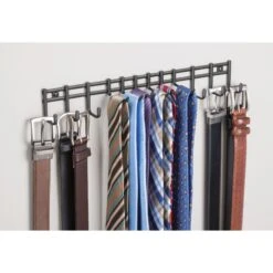 Wall Mounted Tie And Belt Rack 3 Wall Mounted Tie And Belt Rack -mDesign 2000 Square JPG 19462MDCO.PT03