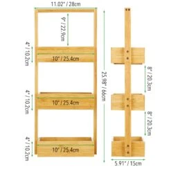 3-Tier Bamboo Storage Tower 3 3-Tier Bamboo Storage Tower -mDesign 2000 Square JPG 19563MDBST 20dims