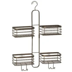 Hanging Shower Caddy With Hooks