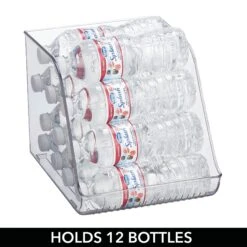 Fridge Water Bottle Holder 11 X 9 X 8 3 Fridge Water Bottle Holder 11 X 9 X 8 -mDesign 2000 Square JPG 19954MDK Detail
