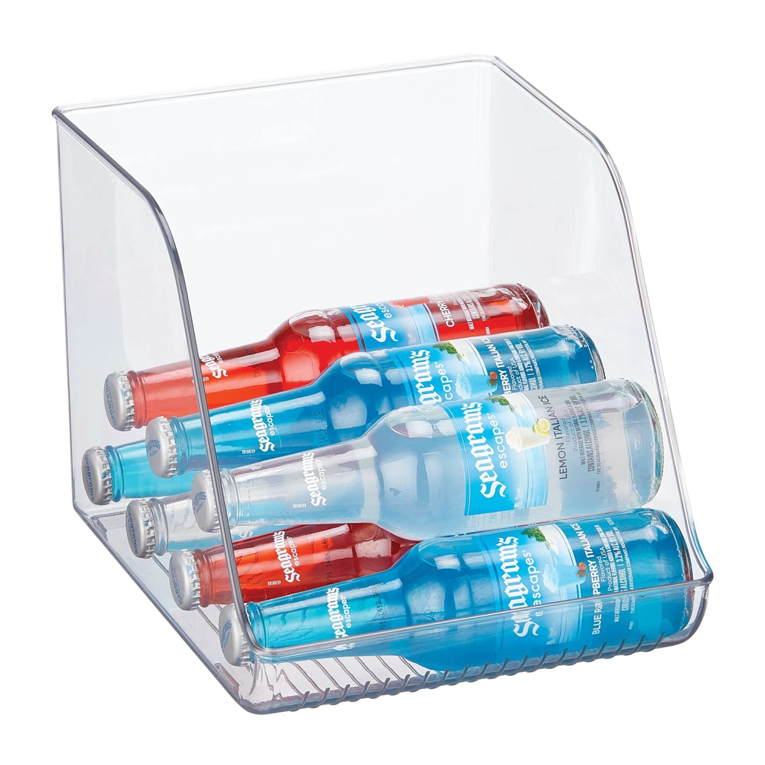 Fridge Water Bottle Holder 11 x 9 x 8 Fridge Water Bottle Holder 11 X 9 X 8 -mDesign 2000 Square JPG 19954MDK Outline