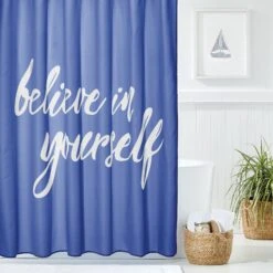 Believe In Yourself Shower Curtain 3 Believe In Yourself Shower Curtain -mDesign 2000 Square JPG 19984MDSC 2