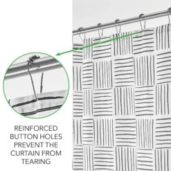 Abstract Stripe Shower Curtain 3 Abstract Stripe Shower Curtain -mDesign 2000 Square JPG 19989MDSC 5