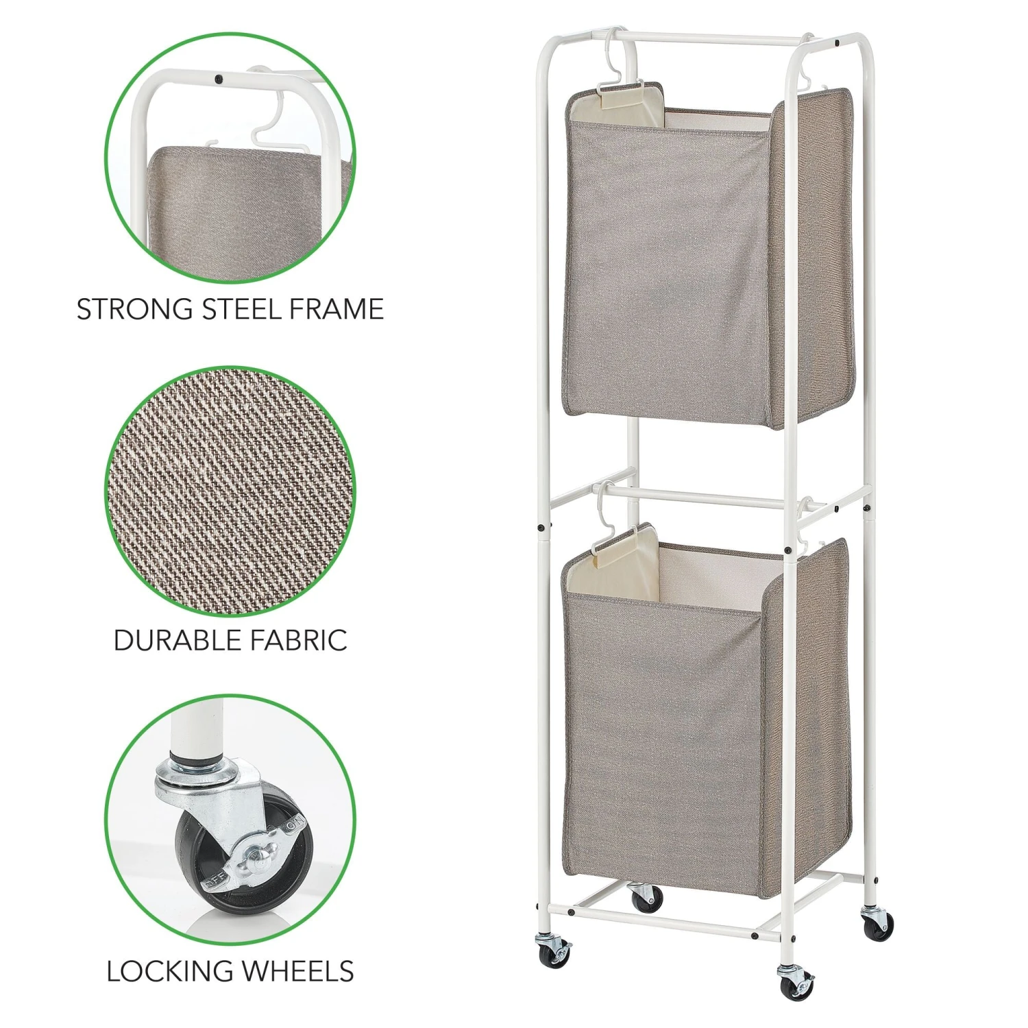 2-Tier Double Hamper 2-Tier Double Hamper -mDesign 2000 Square JPG 20016MDL detail2