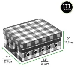 Gift Wrap Ribbon Storage And Dispenser 5 Gift Wrap Ribbon Storage And Dispenser -mDesign 2000 Square JPG 20084MDCO dims