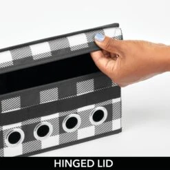 Gift Wrap Ribbon Storage And Dispenser 8 Gift Wrap Ribbon Storage And Dispenser -mDesign 2000 Square JPG 20086MDCO hand