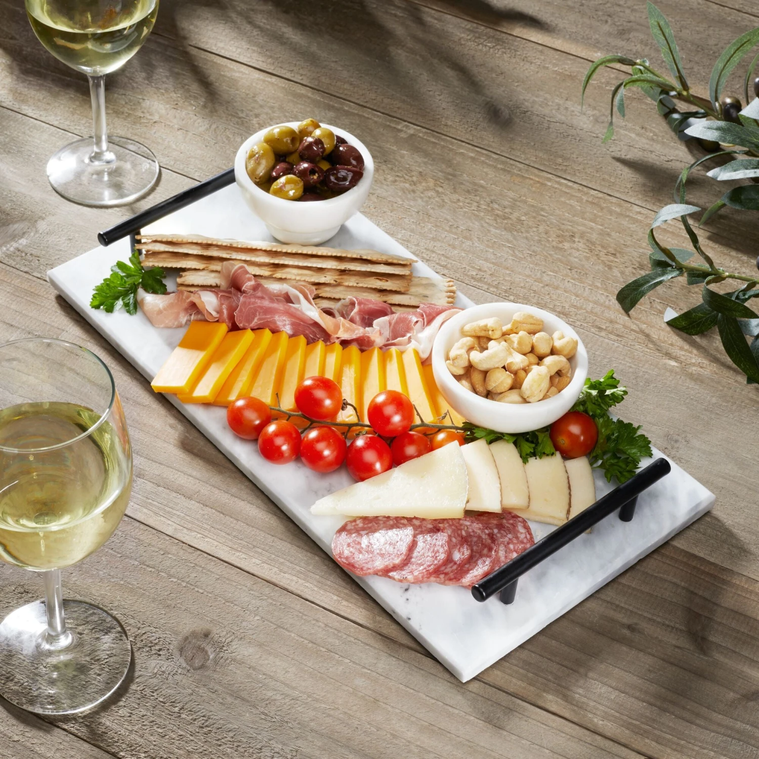 Marble Serving Tray Marble Serving Tray -mDesign 2000 Square JPG 20526MDK Environment