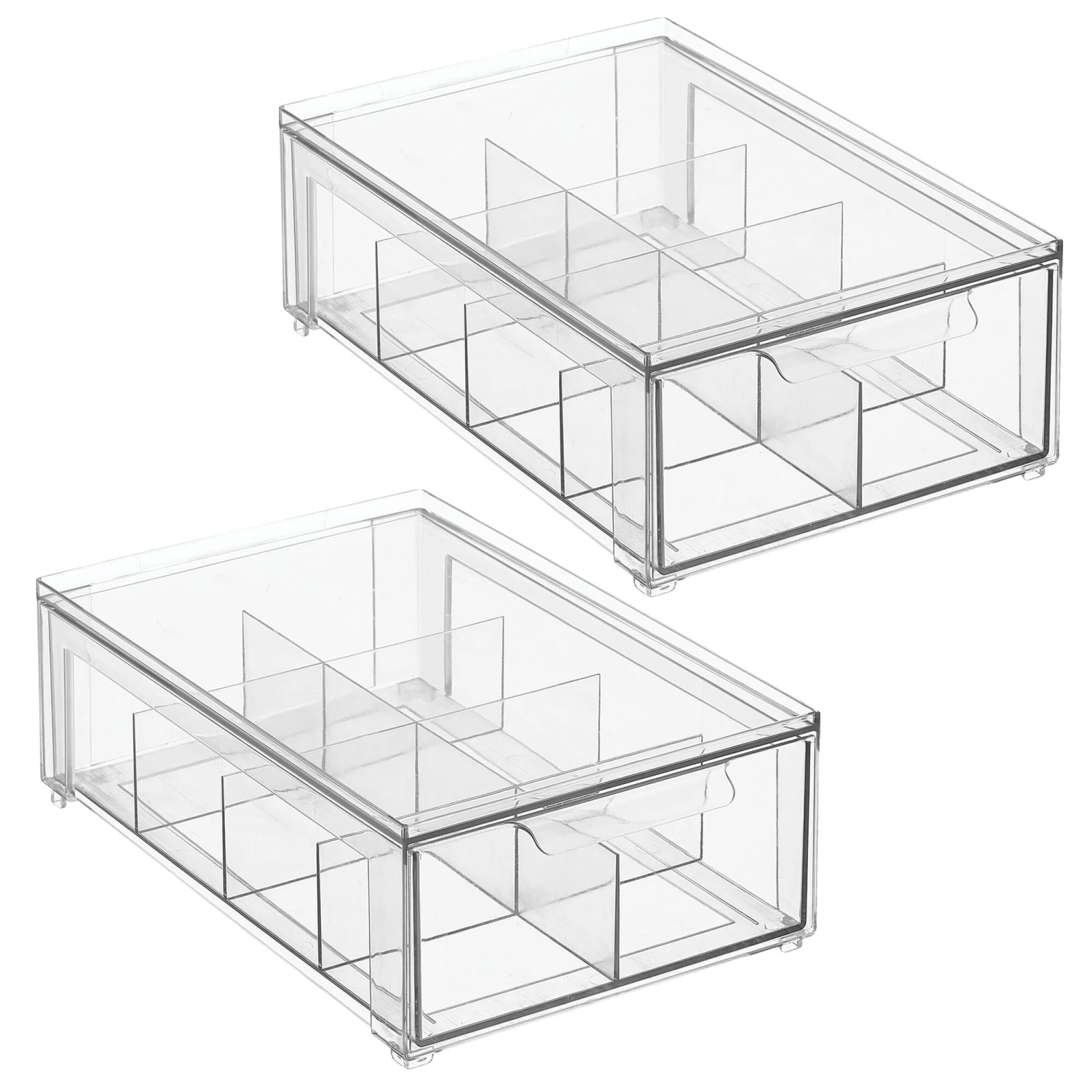 8-Section Kitchen Storage Drawer 13 x 8 x 4 8-Section Kitchen Storage Drawer 13 X 8 X 4 -mDesign 2000 Square JPG 20588MDK Outline