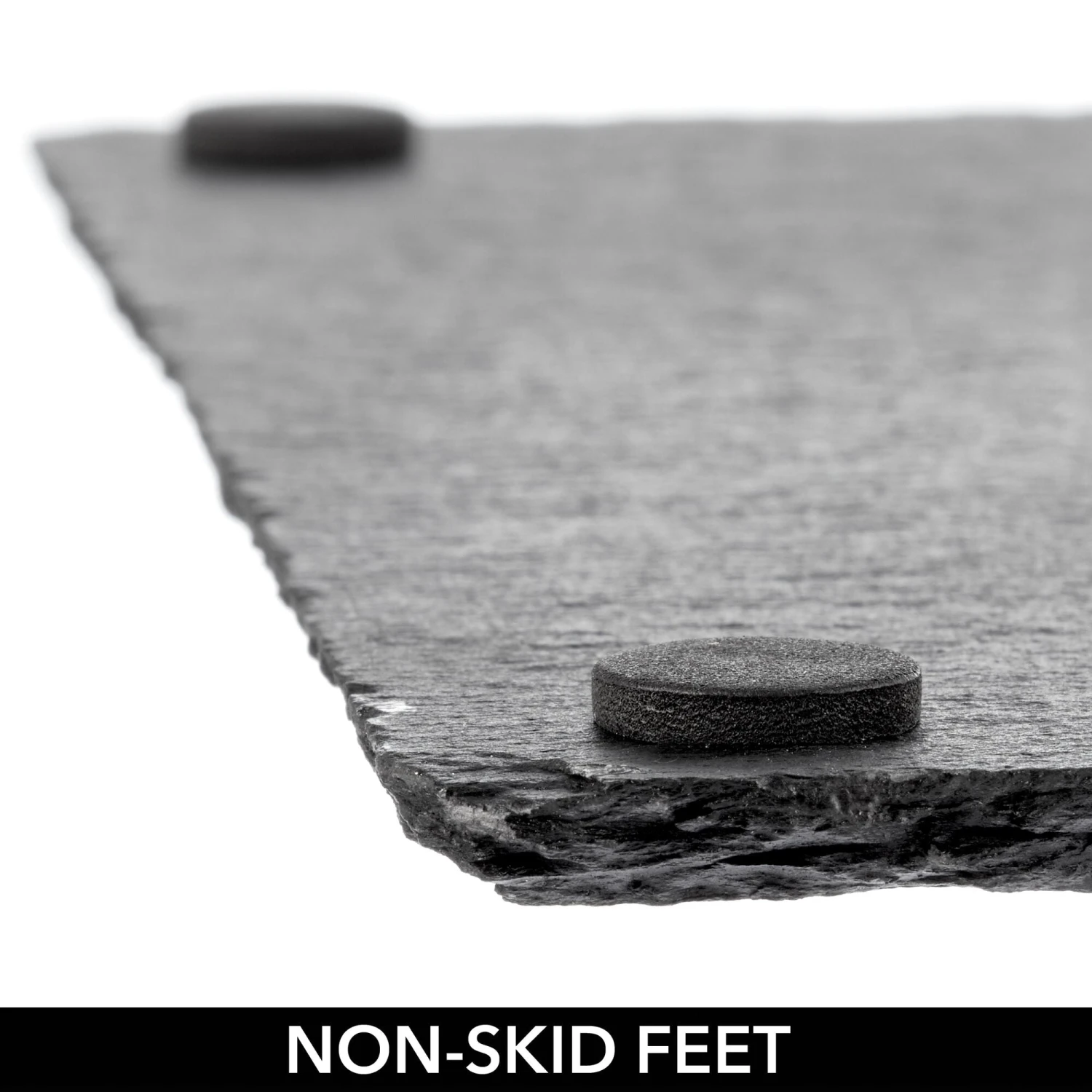 Natural Slate Serving Tray with Chalk Pencil Natural Slate Serving Tray With Chalk Pencil -mDesign 2000 Square JPG 20600MDK detail 2