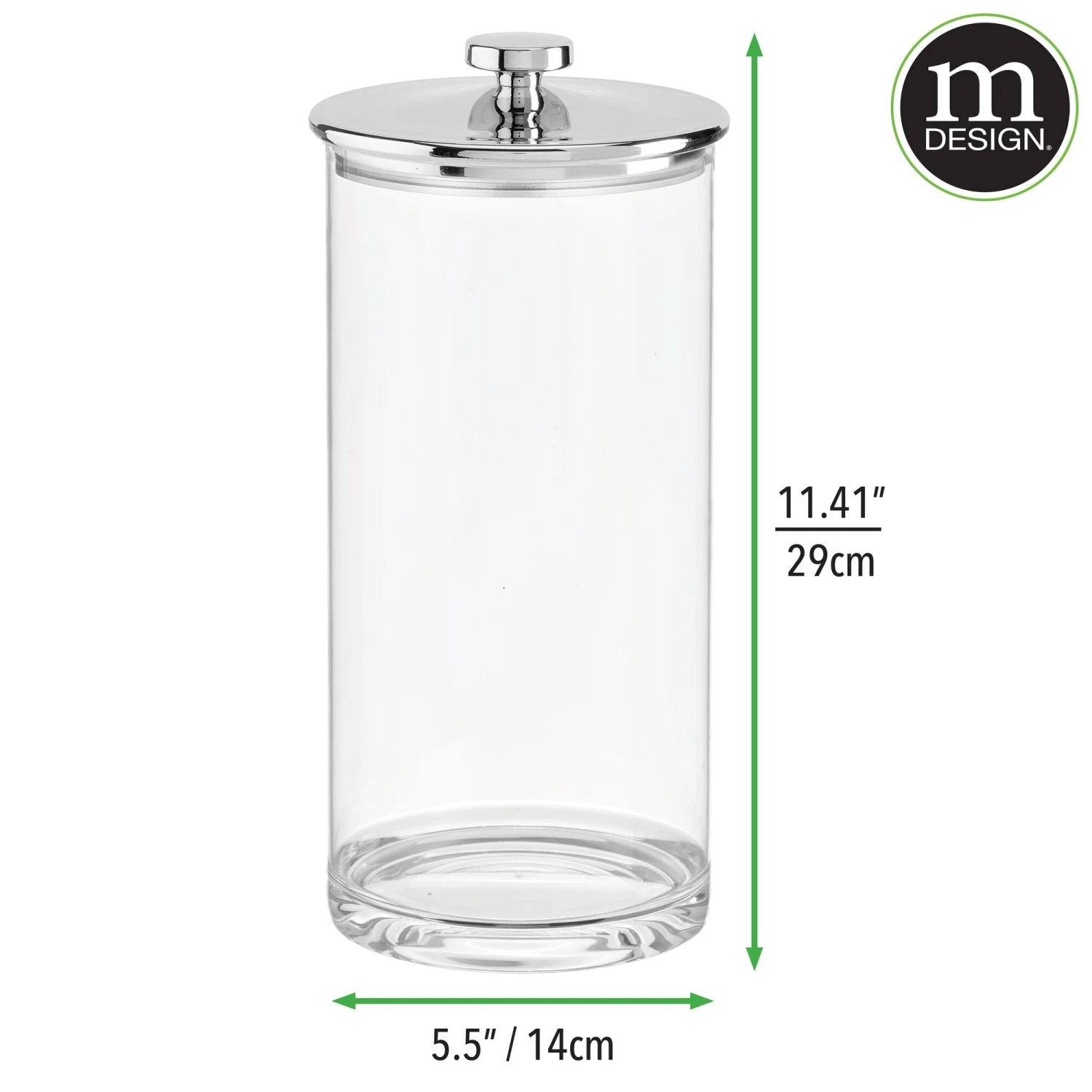 Airtight Kitchen Canisters Airtight Kitchen Canisters -mDesign 2000 Square JPG 20753MDK dims
