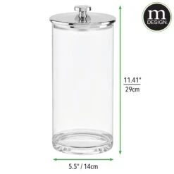 4-Piece Acrylic Kitchen Canisters 5 4-Piece Acrylic Kitchen Canisters -mDesign 2000 Square JPG 20753MDK dims a3775ba4 bc7a 43cc ac32 393f1f237904