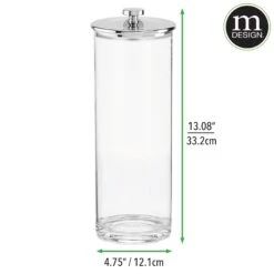 4-Piece Acrylic Kitchen Canisters 6 4-Piece Acrylic Kitchen Canisters -mDesign 2000 Square JPG 20763MDK dims 180ca05c 3152 4218 9ea9 8675687c8d05