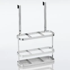 3-Section Over-the-Cabinet Hair Tool Organizer