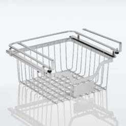 Under Shelf Sliding Basket With Label Plate 11 X 11.5 X 7