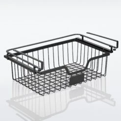 Under Shelf Sliding Basket With Label Plate 11 X 17 X 7