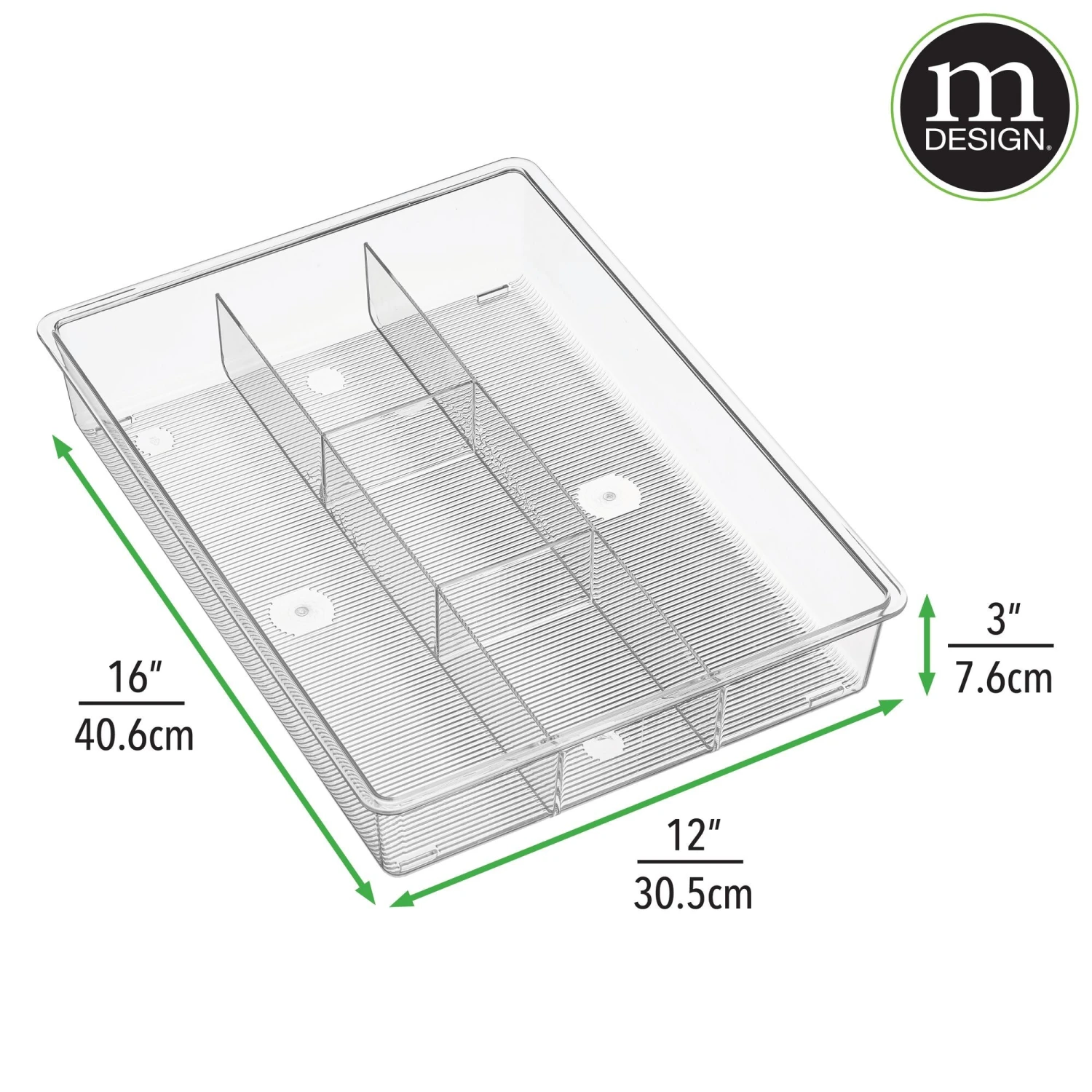 Kitchen Drawer Organizer Kitchen Drawer Organizer -mDesign 2000 Square JPG 22020MDK dims