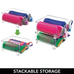 Stackable Double Bottle Storage Rack 3 Stackable Double Bottle Storage Rack -mDesign 2000 Square JPG 2259MDFT 2260MDFT