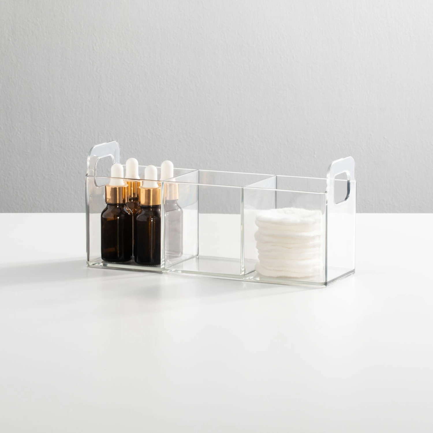 3-Section Cosmetic Organizer Caddy 3-Section Cosmetic Organizer Caddy -mDesign 2000 Square JPG 23552MDC SellShot