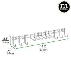 Wall Mounted Tie And Belt Rack 5 Wall Mounted Tie And Belt Rack -mDesign 2000 Square JPG 26570.DIMS