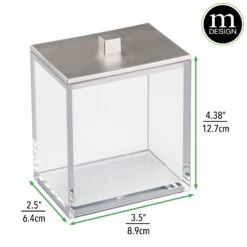 Rectangle Canister With Lid 7 Rectangle Canister With Lid -mDesign 2000 Square JPG 3320MDBA.DIMS
