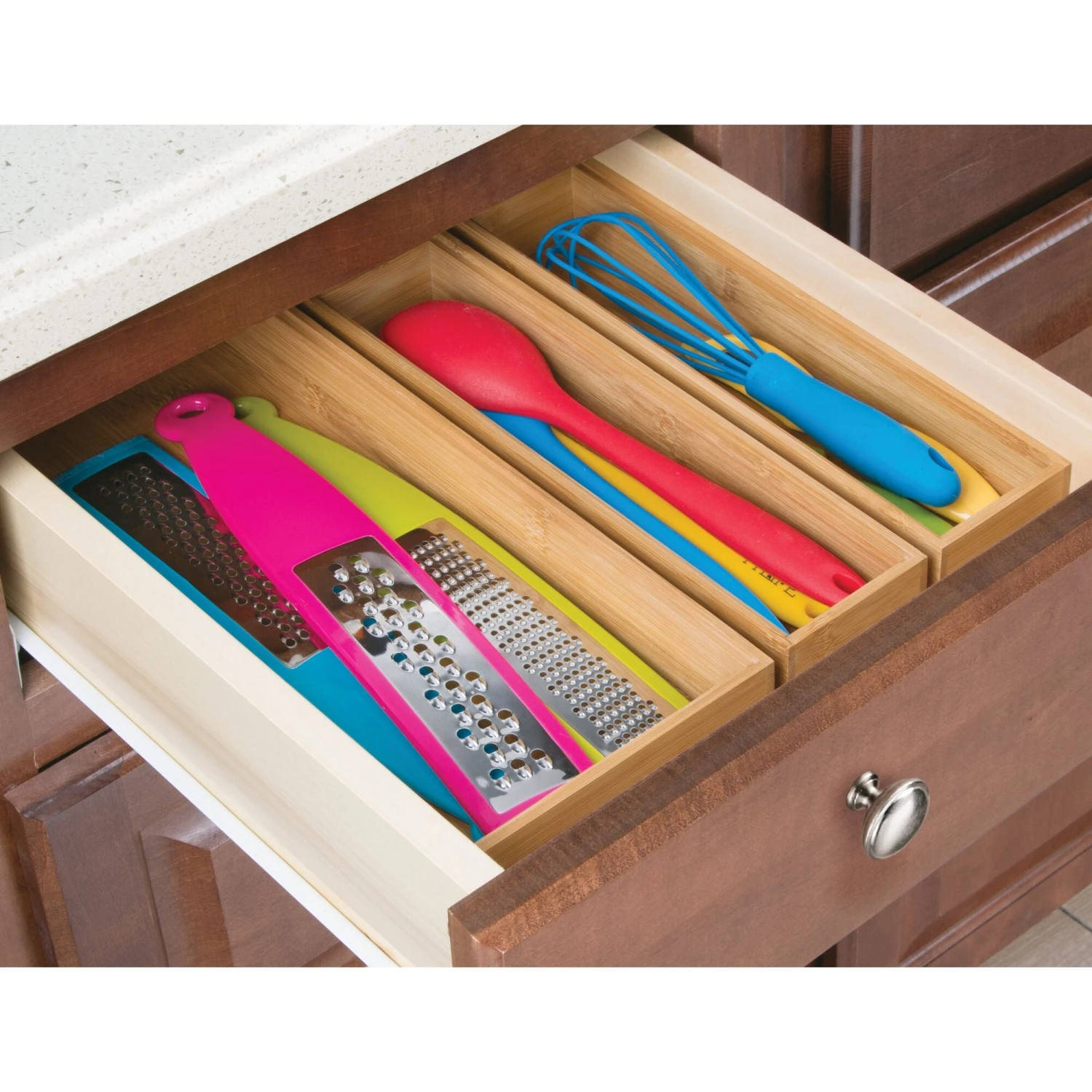 Bamboo Kitchen Drawer Organizer 12 x 3 x 2 Bamboo Kitchen Drawer Organizer 12 X 3 X 2 -mDesign 2000 Square JPG 41850 2E41940