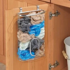 Over-the-Cabinet Grocery Bag Holder 8 Over-the-Cabinet Grocery Bag Holder -mDesign 2000 Square JPG 56570b