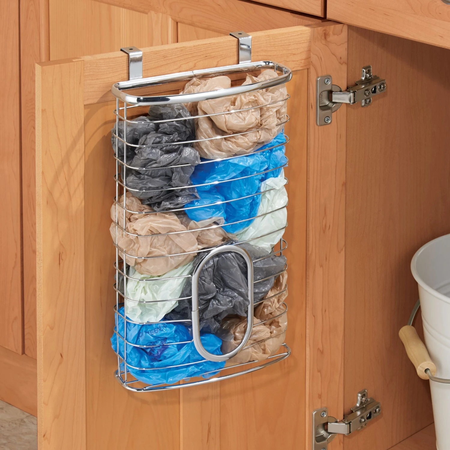 Over-the-Cabinet Grocery Bag Holder Over-the-Cabinet Grocery Bag Holder -mDesign 2000 Square JPG 56570b