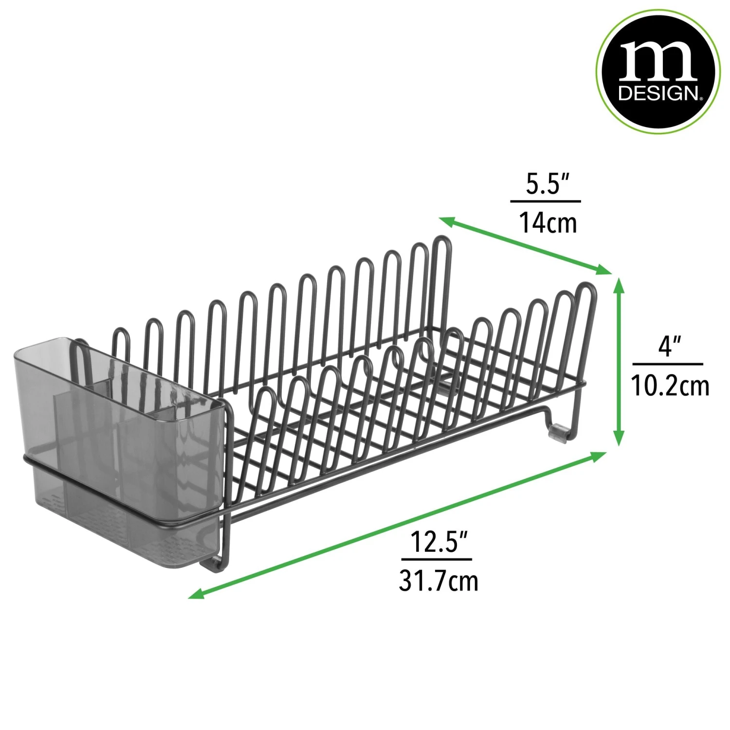 Compact Dish Rack Compact Dish Rack -mDesign 2000 Square JPG 5991MDK dims