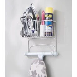 Wall-Mounted Ironing Board Hanger 4 Wall-Mounted Ironing Board Hanger -mDesign 2000 Square JPG 7128MDK D