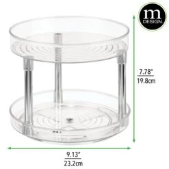 2-Tier Lazy Susan Turntable -mDesign 2000 Square JPG 7474MDK.DIMS