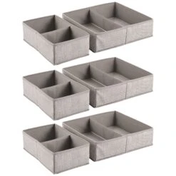 Divided Fabric Drawer Organizers 17 Divided Fabric Drawer Organizers -mDesign 2000 Square JPG 7661MDB Outline