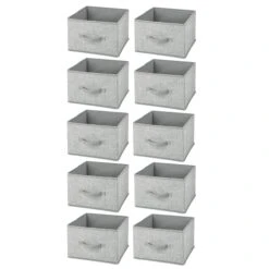 Fabric Storage Bin 11 X 11 X 8 10 Fabric Storage Bin 11 X 11 X 8 -mDesign 2000 Square JPG 9539MDCO Outline 3