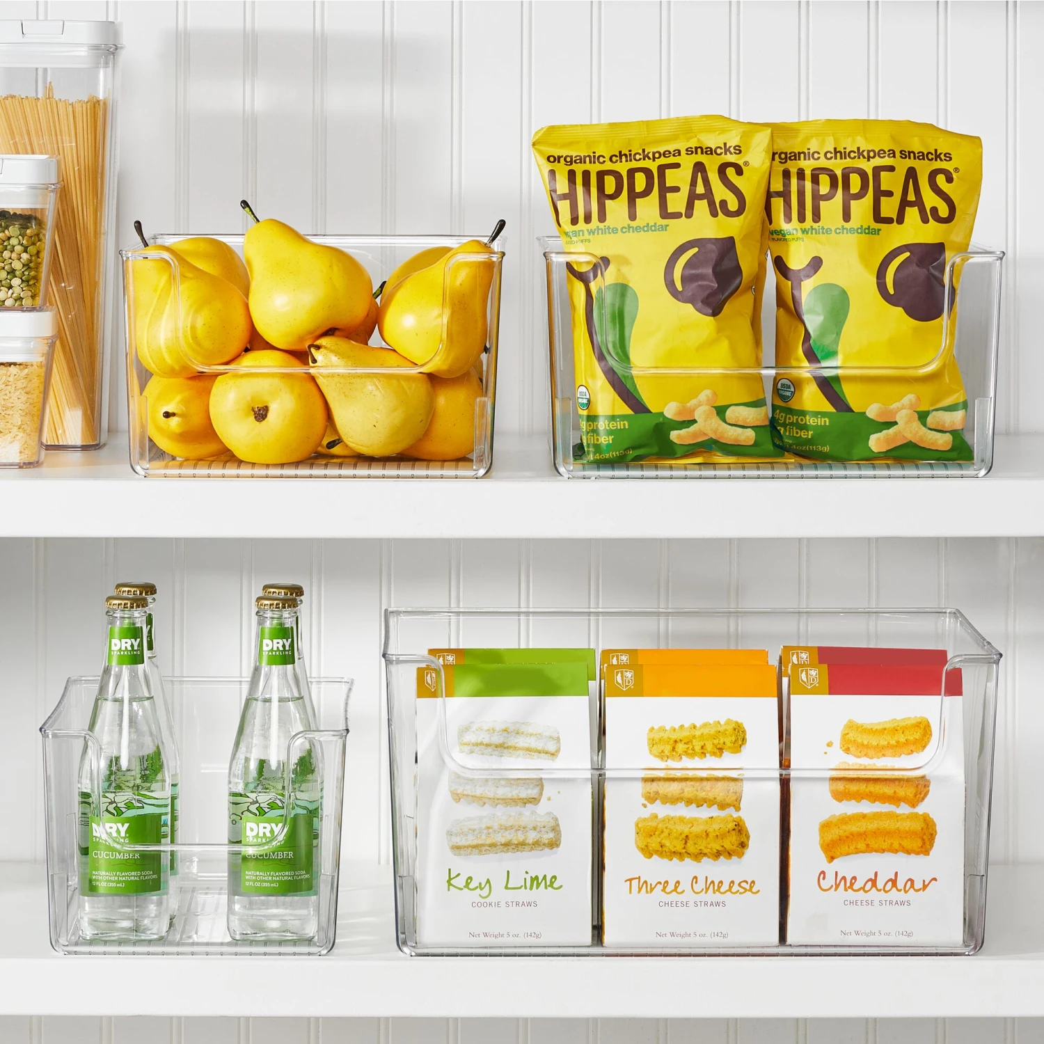 Open Front Kitchen Bin 12 x 10 x 6 Open Front Kitchen Bin 12 X 10 X 6 -mDesign 2000 Square JPG Pantry 20Group 206 propped